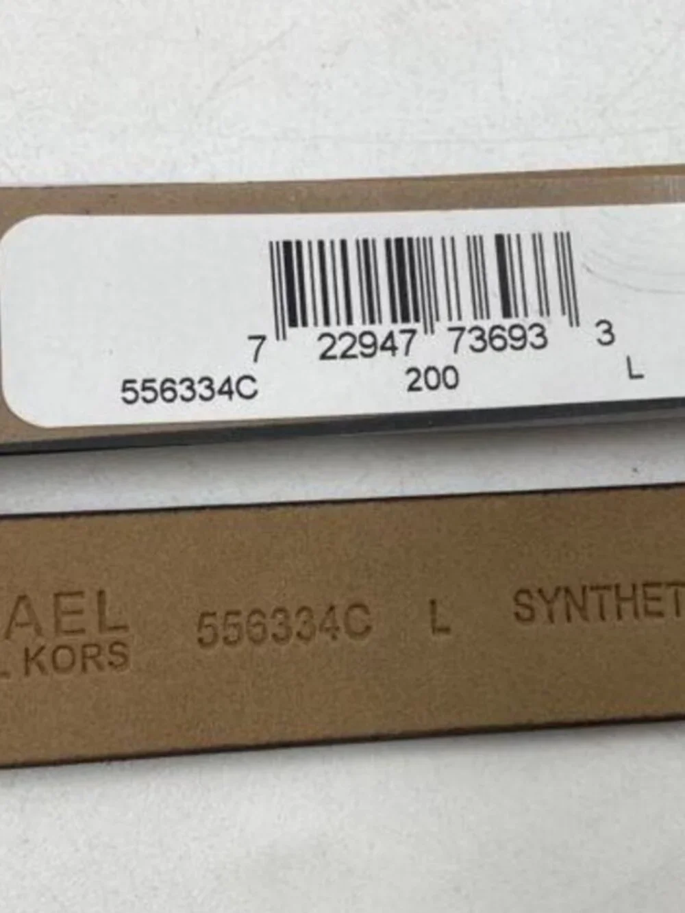Michael Kors Womens Logo Belts Gold Hardwear Large NWT Bundle